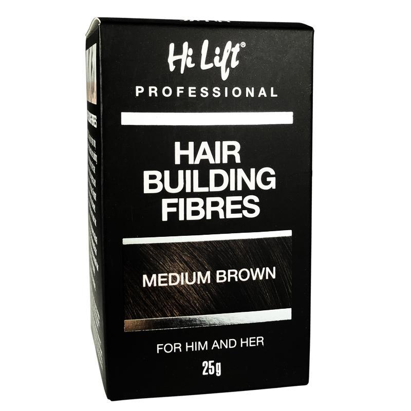 Hi Lift Hair Building Fibres - Med Brown
