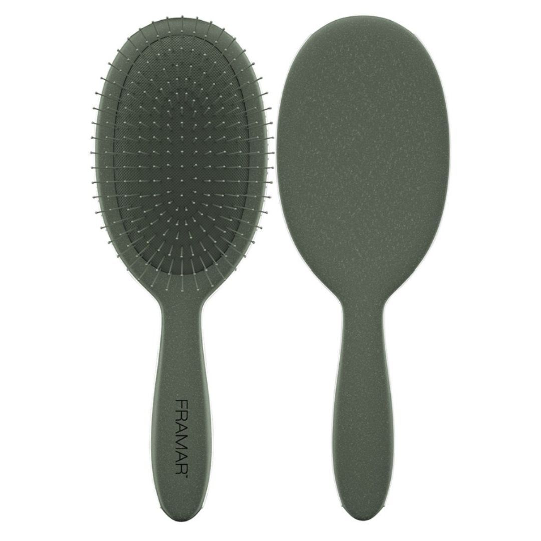 Framar Neutrals Detangle Brush-Evergreen