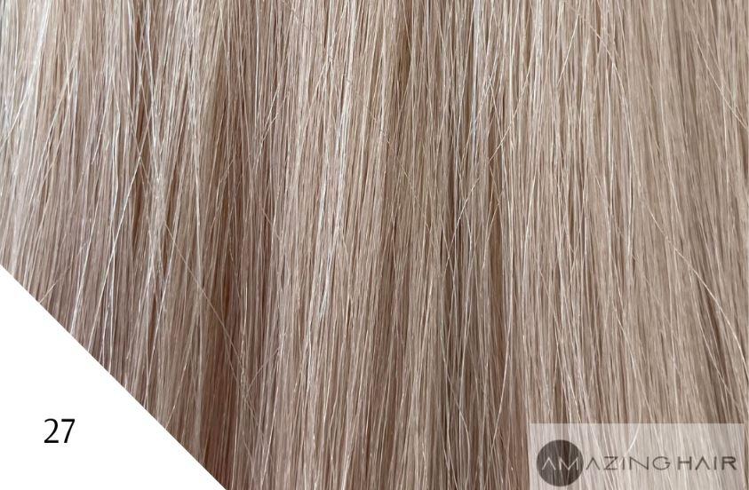 7 pc Clip In #27 Beige Blonde 20 inch