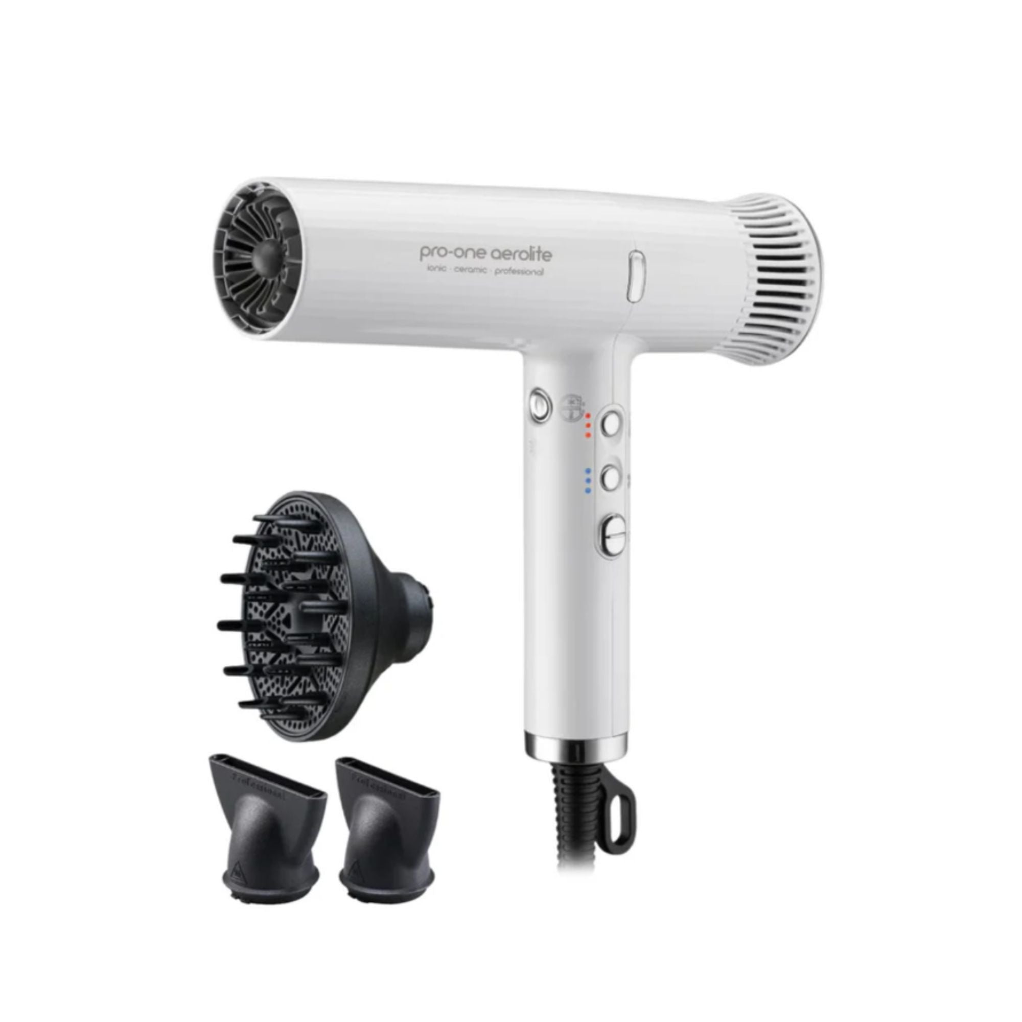 Pro-One Aerolite Hairdryer-Pearl White