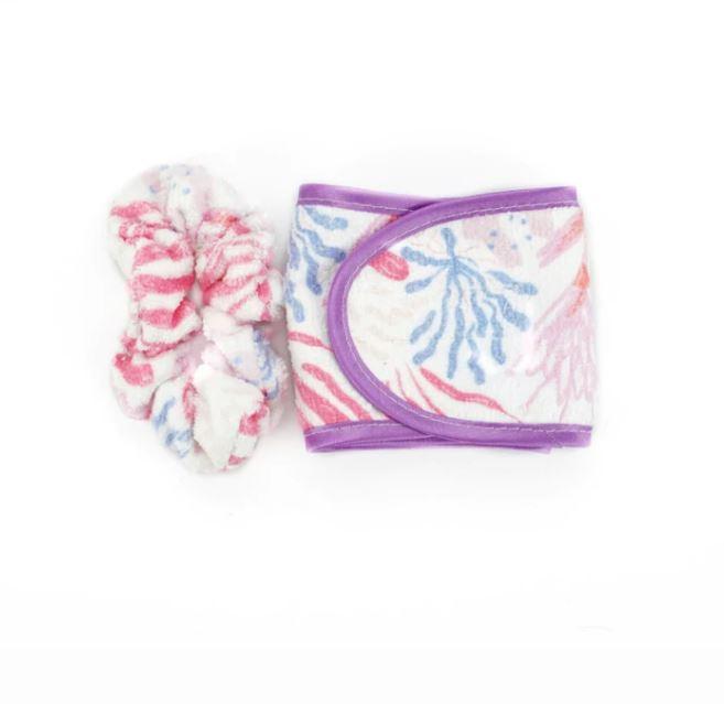 Lemon Lavender High & Dry Headband and Scrunchie Duo