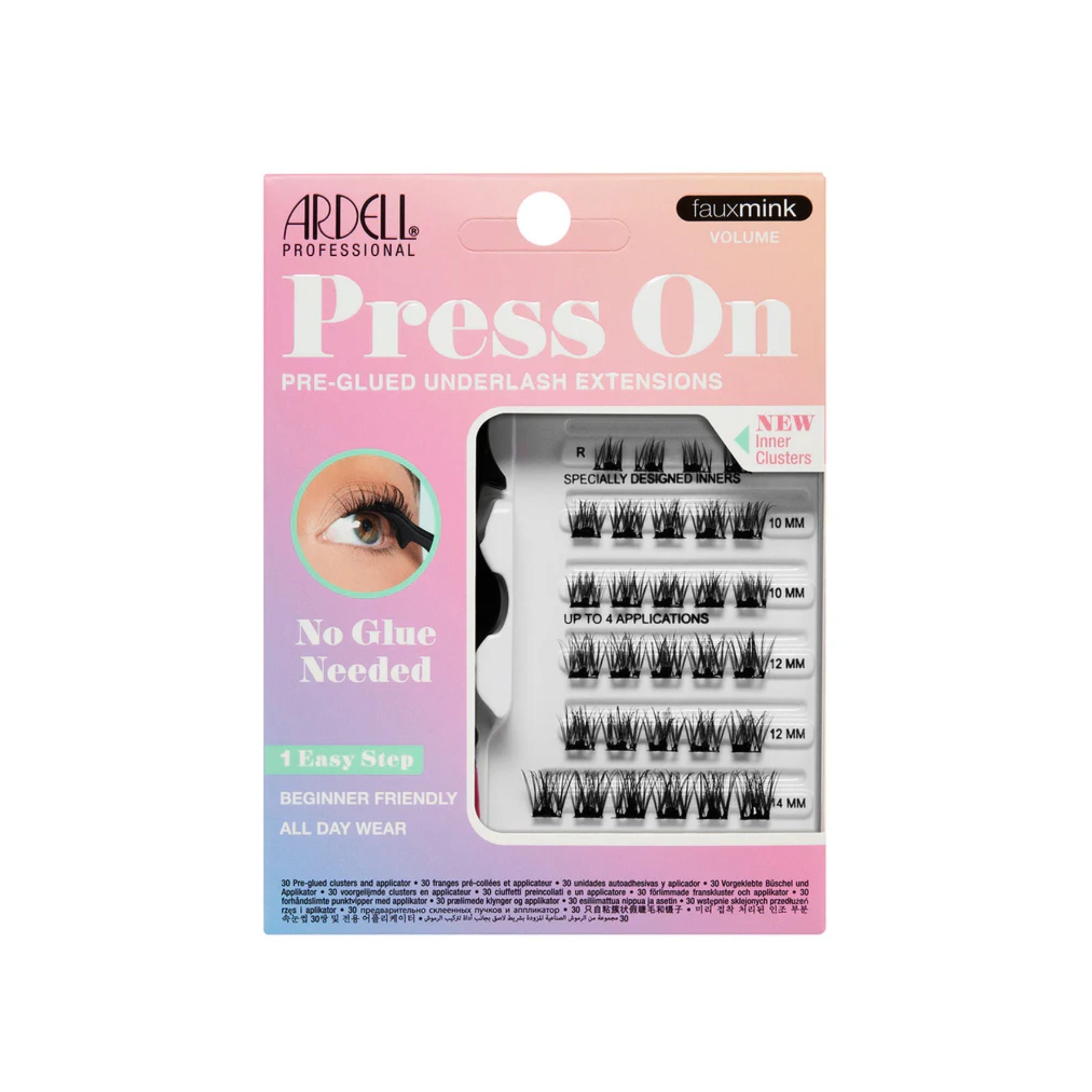 Pre-glued Press On Underlash FauxminkVol