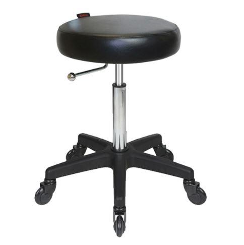 Turbo Stool Black with Click'NClean Wheels