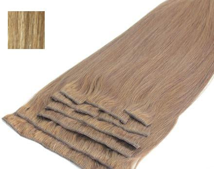 A/H 9pc Clip #2/10 Brown/Caramel 24in