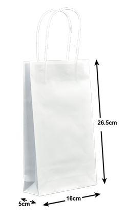 Medium Retail Paper Bag 50pk (White)