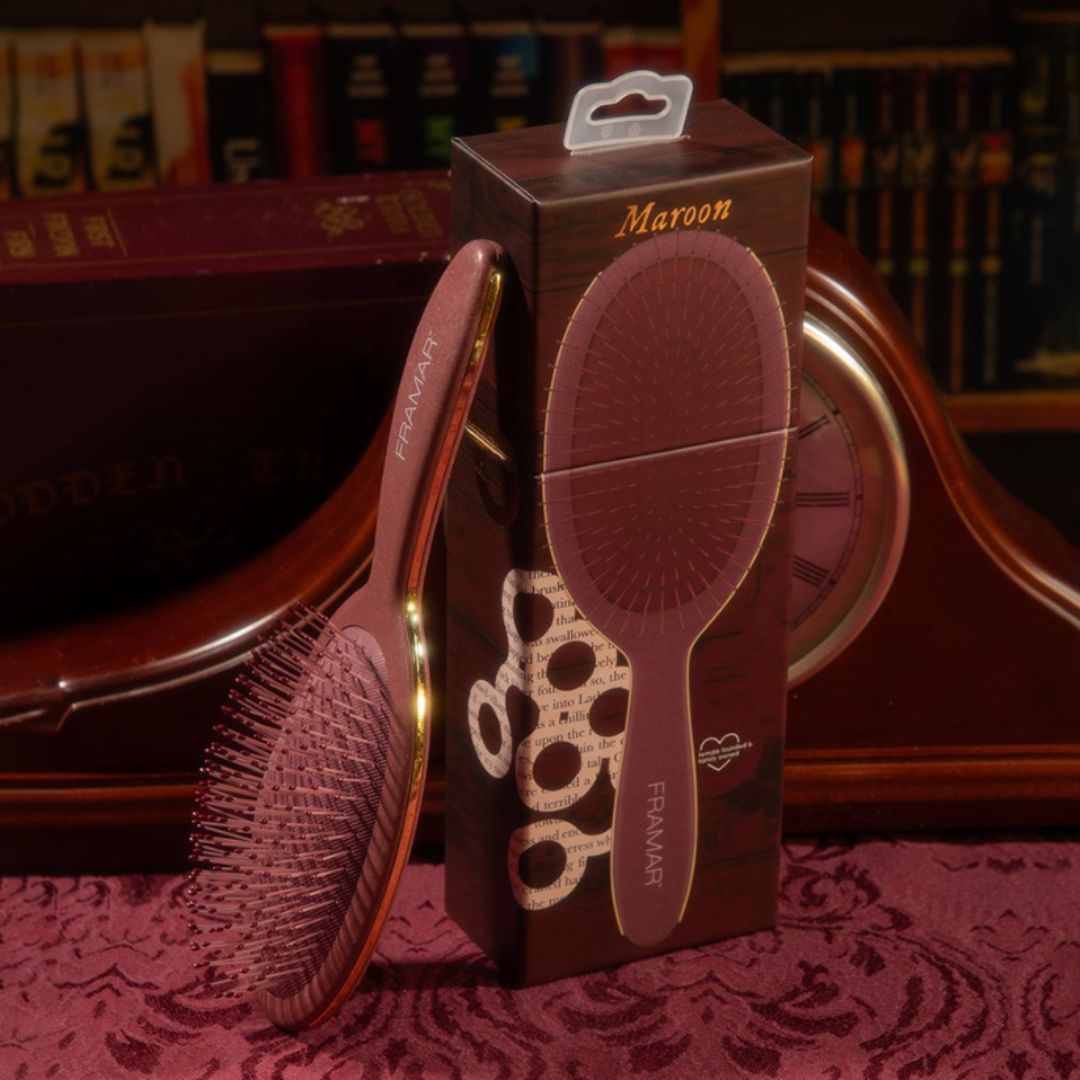 Framar Maroon - Detangle Brush