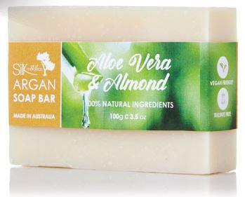 Argan Soap Aloe Vera Almond 100g