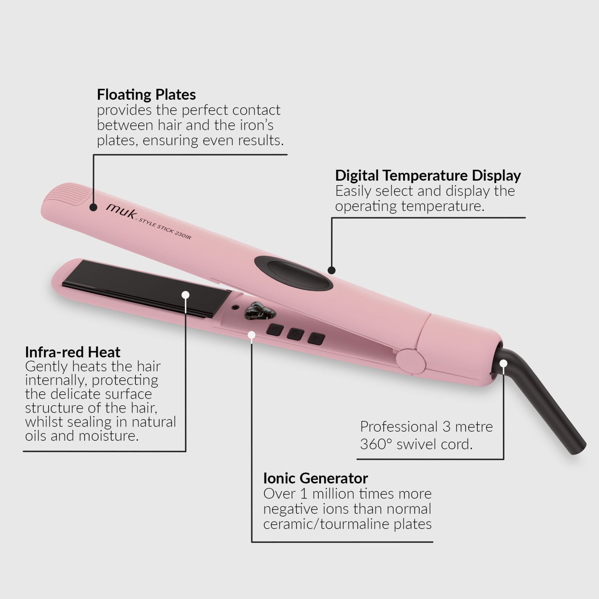 MUK LE Style Stick PINK + Bonus