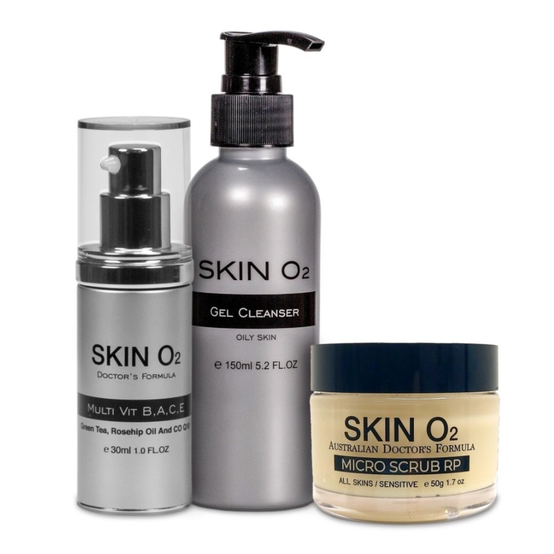 SkinO2 Men's Skincare Starter Bundle