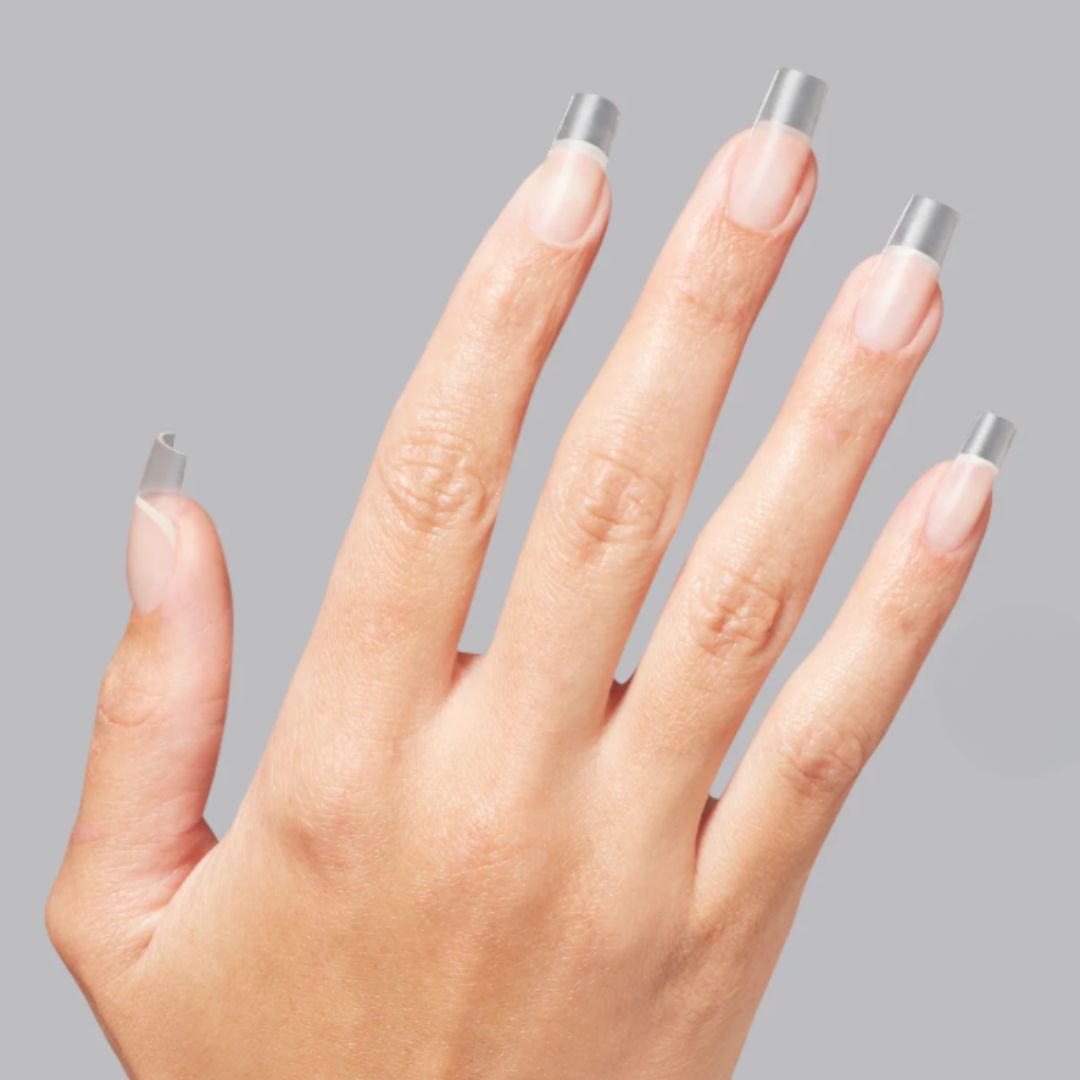 Full Tips Clear Med Square 640pk