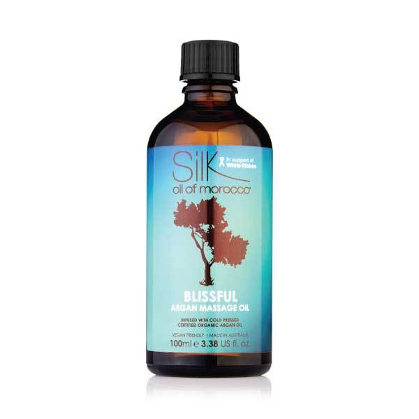 Silk Argan Massage oil 100ml - Blissful