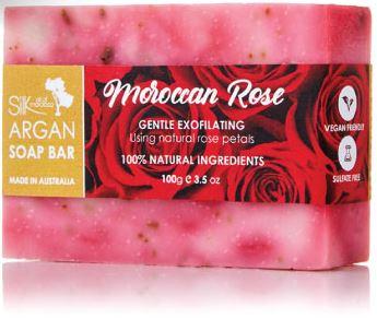 Argan Soap Moroccan Rose 100g