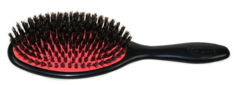 Denman Lge Cushion/Natural Bristle Brush