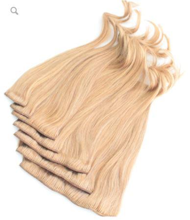 7pc Clip In #613 Light Blonde 16 inch