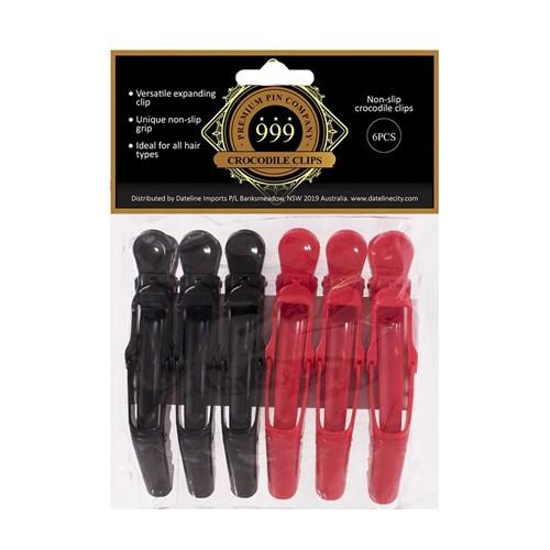 999 Crocodile 6Pc Black / Red 6Pk