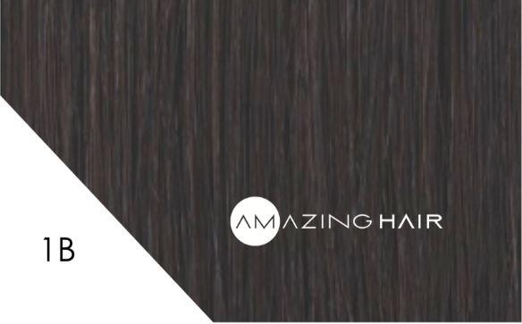 7 pc Clip In #1B Dark Brown 20 inch