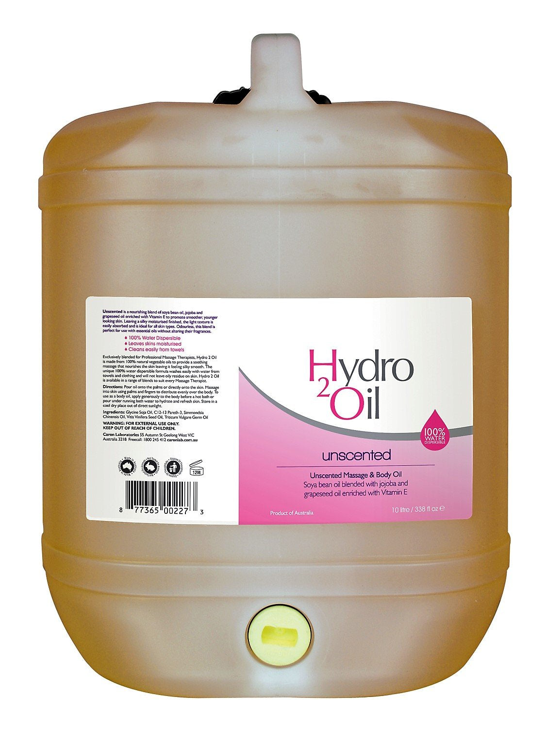 Hydro 2 Oil - Unscented 10L