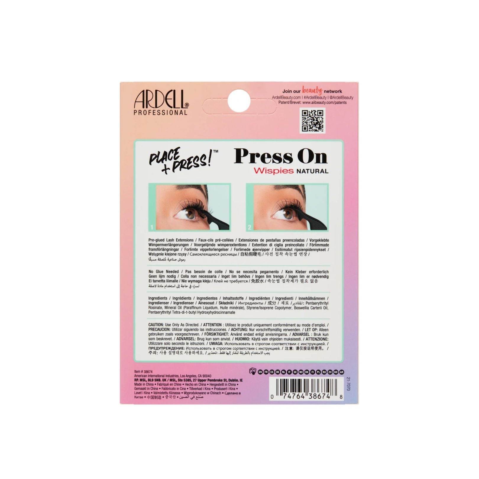Pre-glued Press On Underlash Wispies