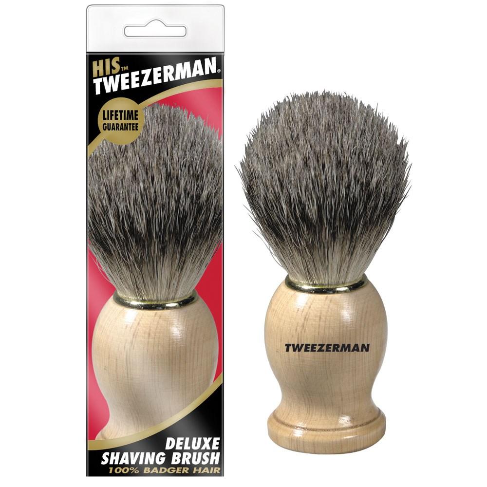 Tweezerman Shaving Brush (wood)