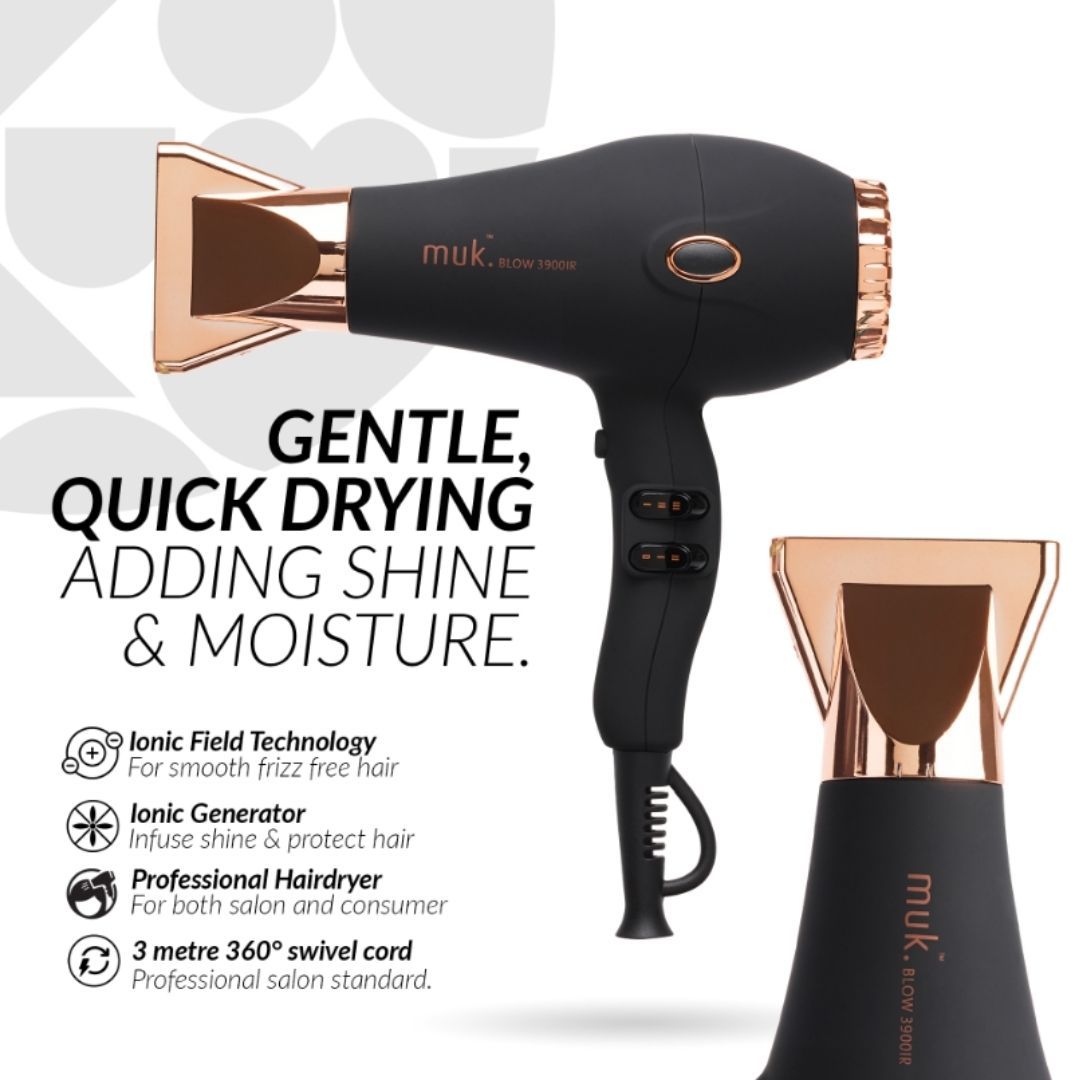MUK Blowdryer 3900-IR Rose Gold