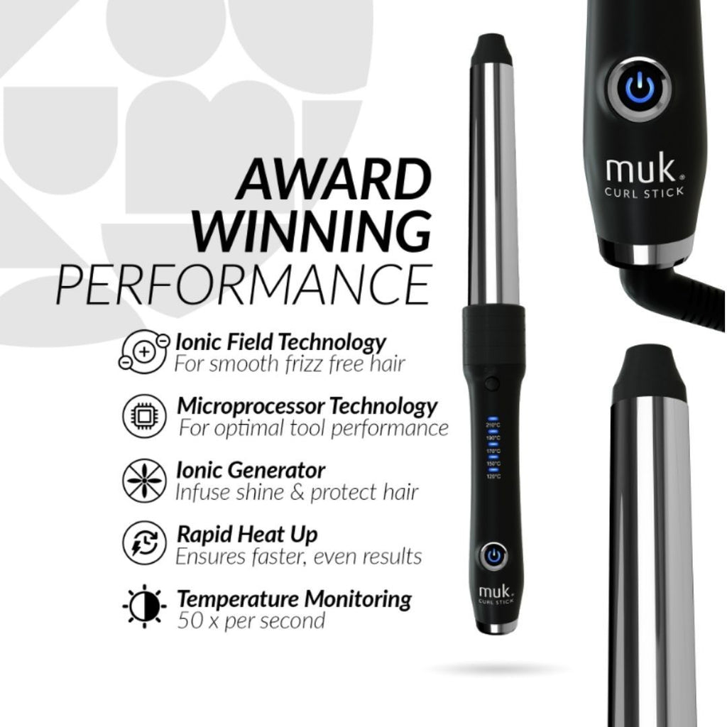 MUK Curl Stick Black — S+S Hair Beauty