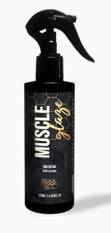 Black Magic Muscle Tan Glaze Posing Oil