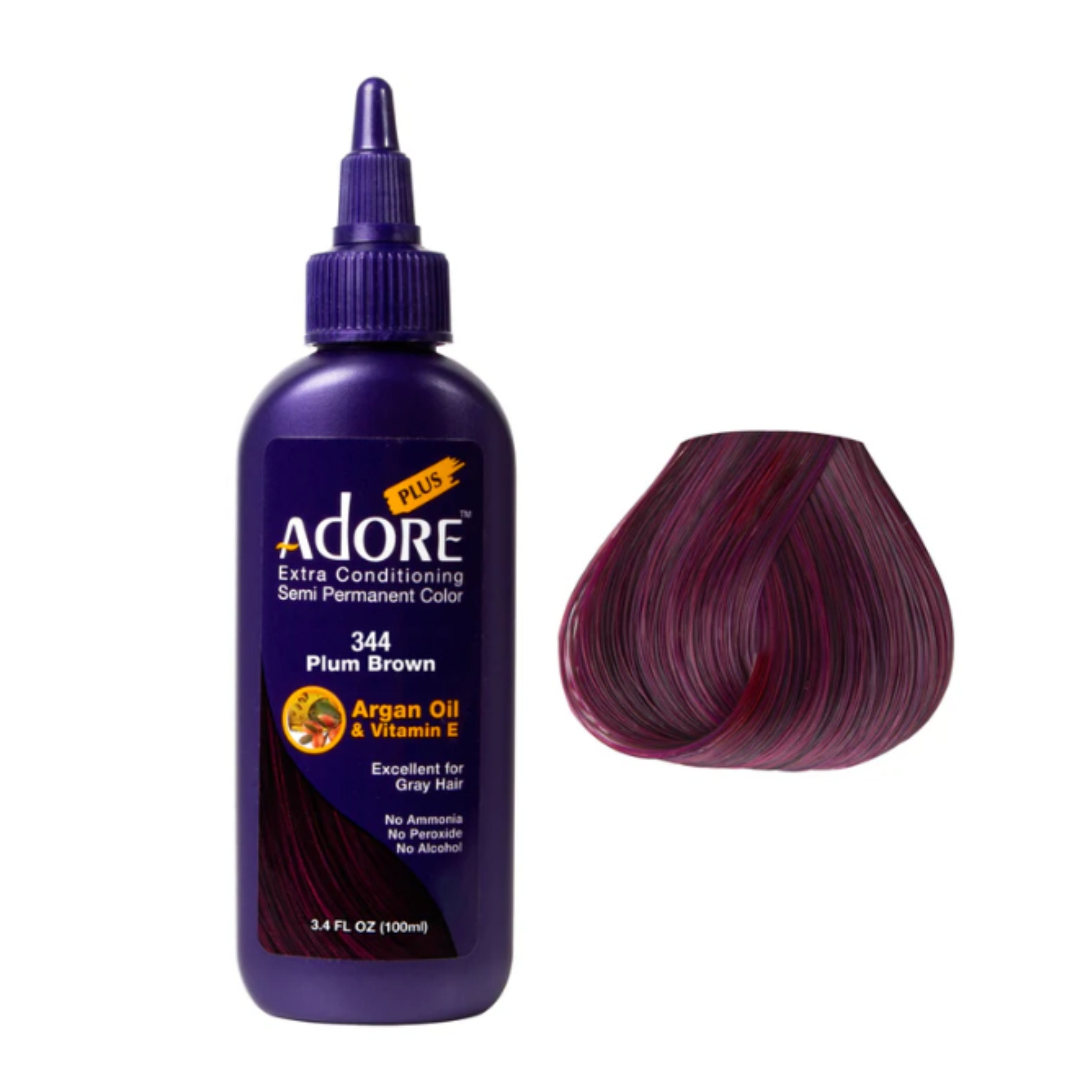 Adore  Color - Plum Brown - 344