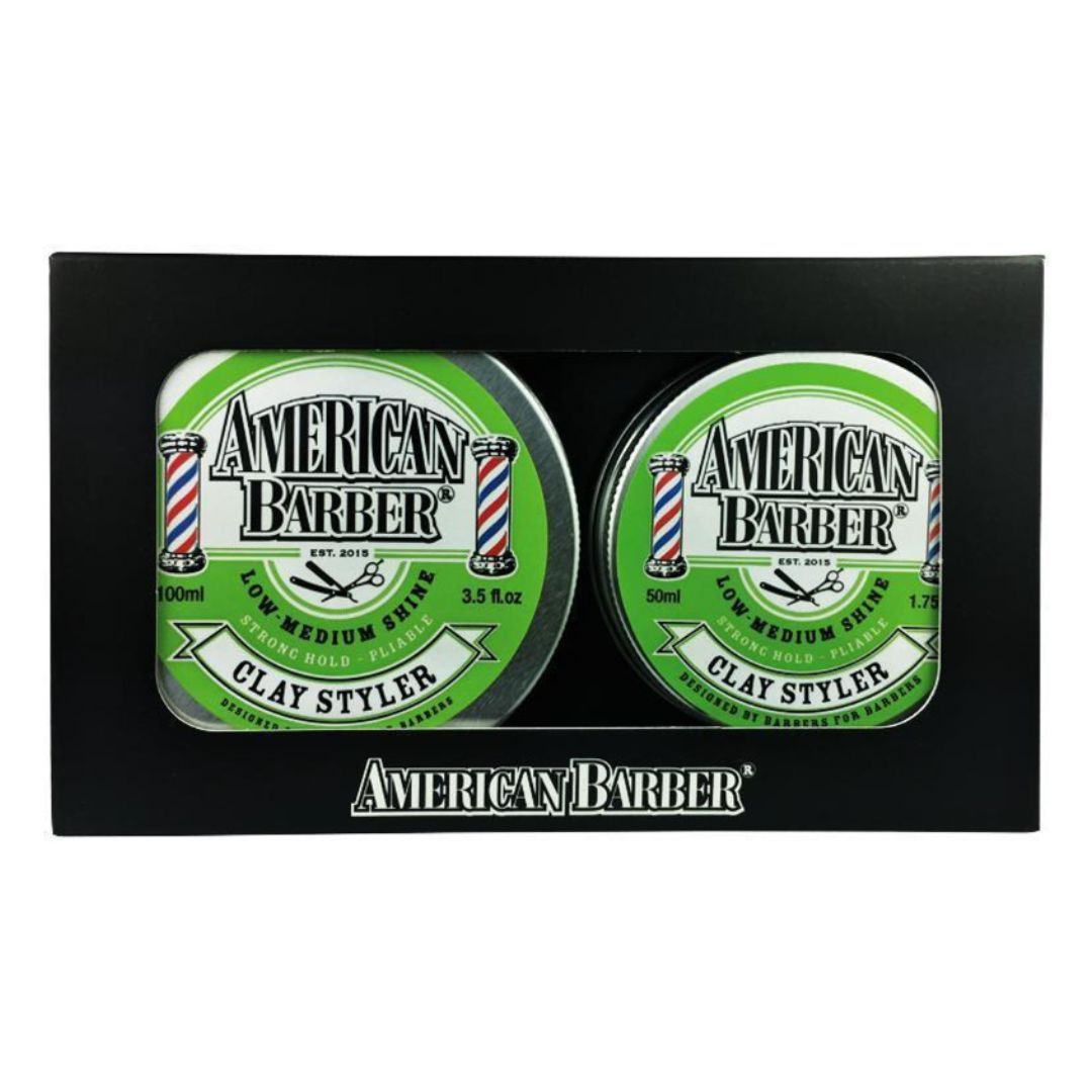 American Barber Clay Styling Duo