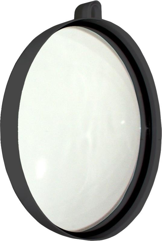 Round Mirror/Hand Large Black