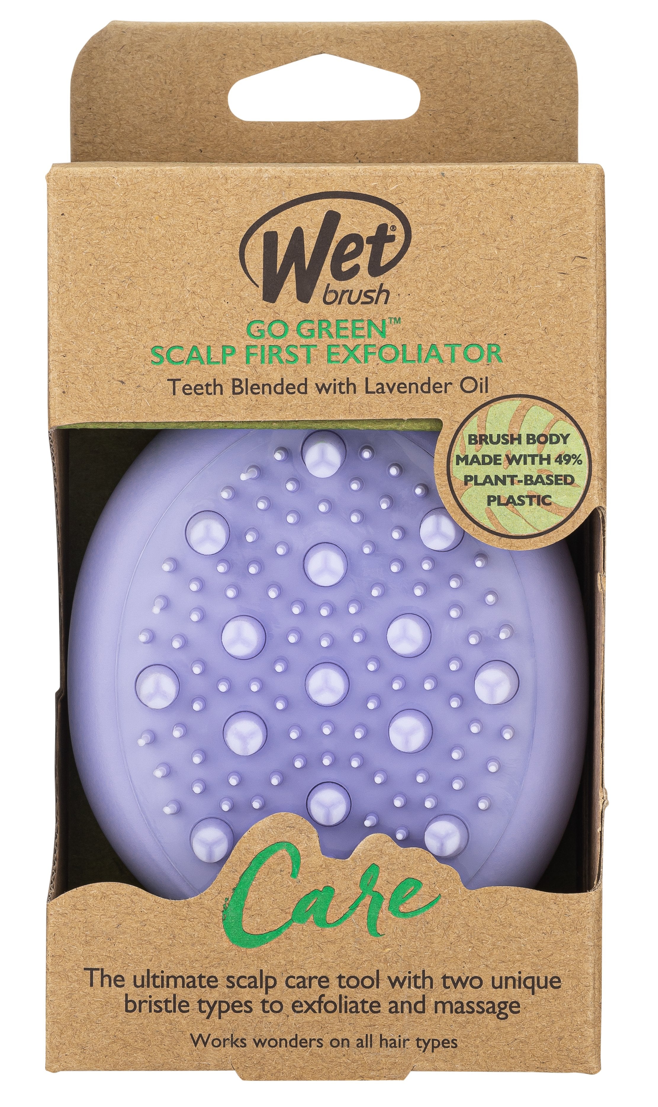 Wet Brush Go Green Scalp Massage Purple