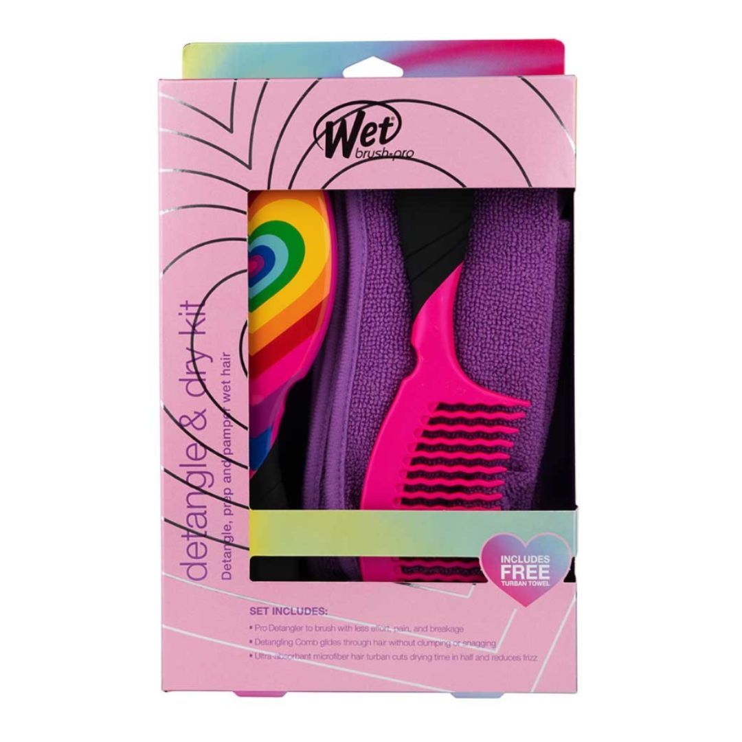 Wet Brush Gift Set Rainbow 3pce