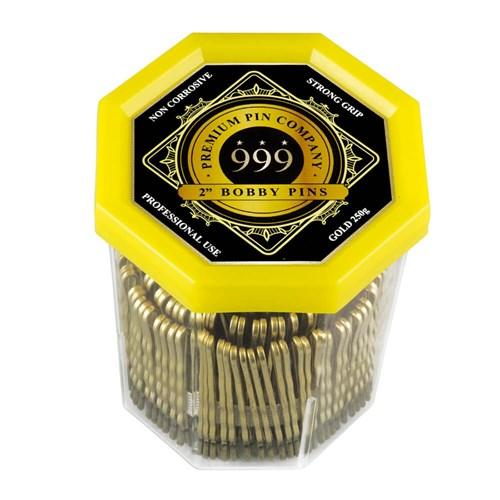 999 Bobby Pins Gold 2 Inches