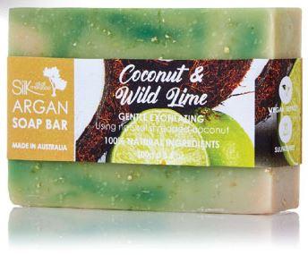 Argan Soap Coconut Wild Lime 100g