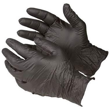 Nitrile Black Gloves Large (Disposable)