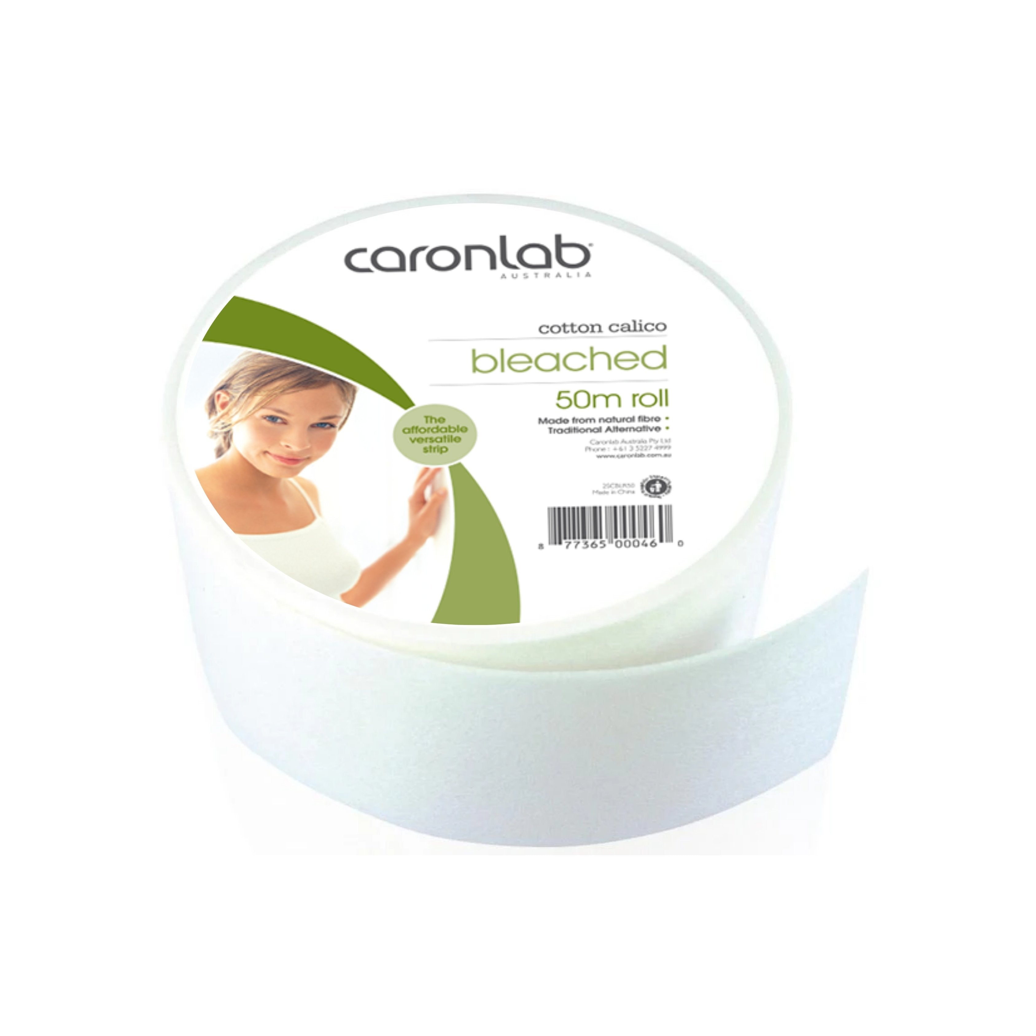 Calico Roll - Bleached 50m