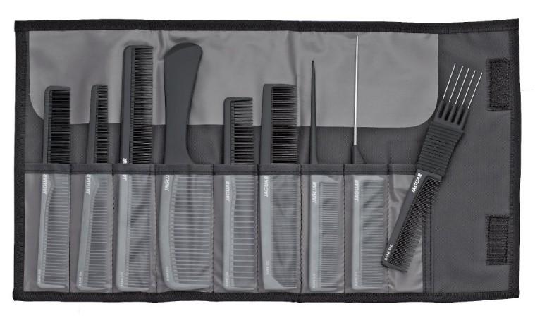 Jaguar A-Line 10pce Comb Set - Black