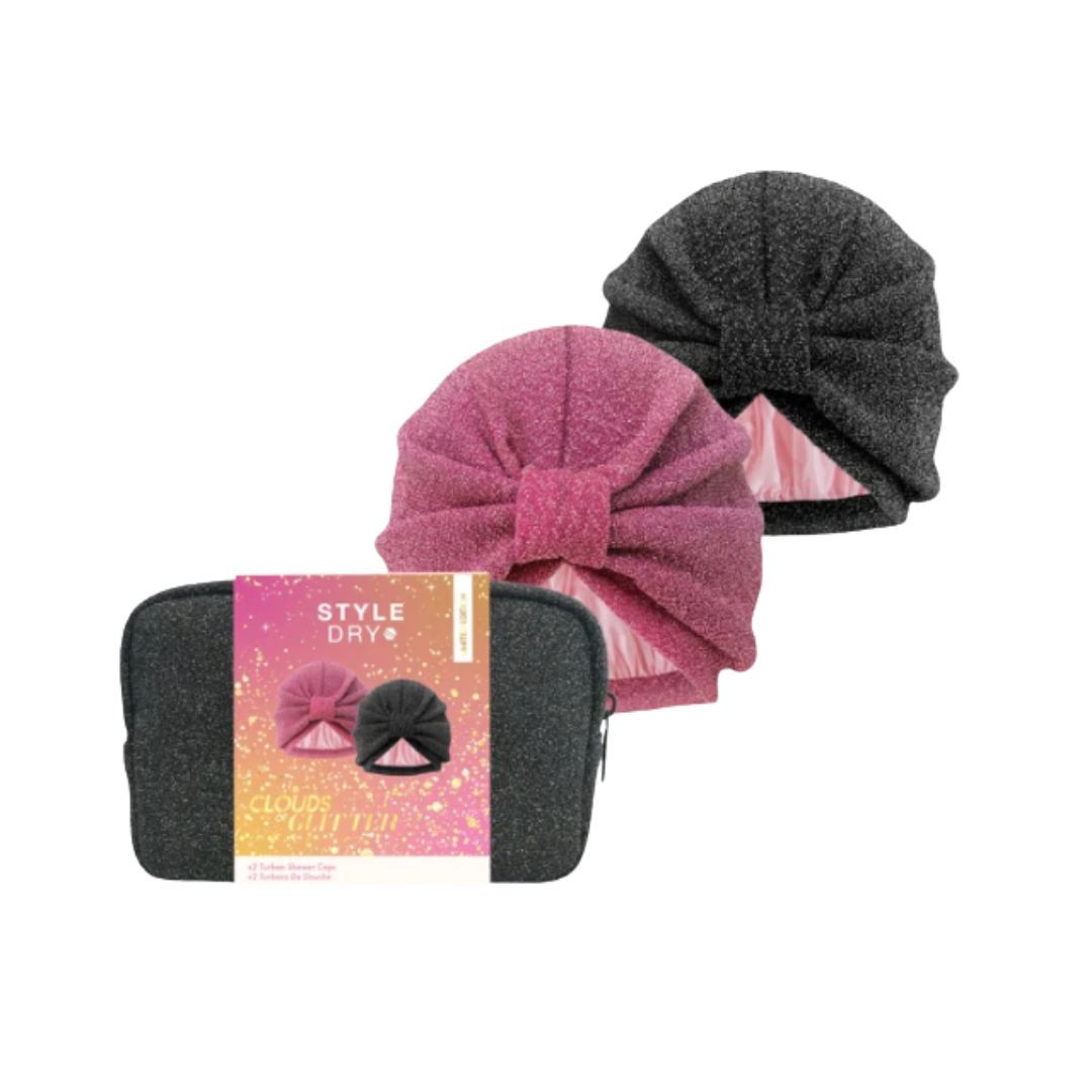Turban Shower Cap - 3 Piece Set