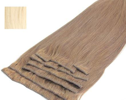 A/H 9pc Clip #613 Light Blonde 24in
