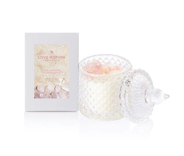 Love Potion Crystal Candle