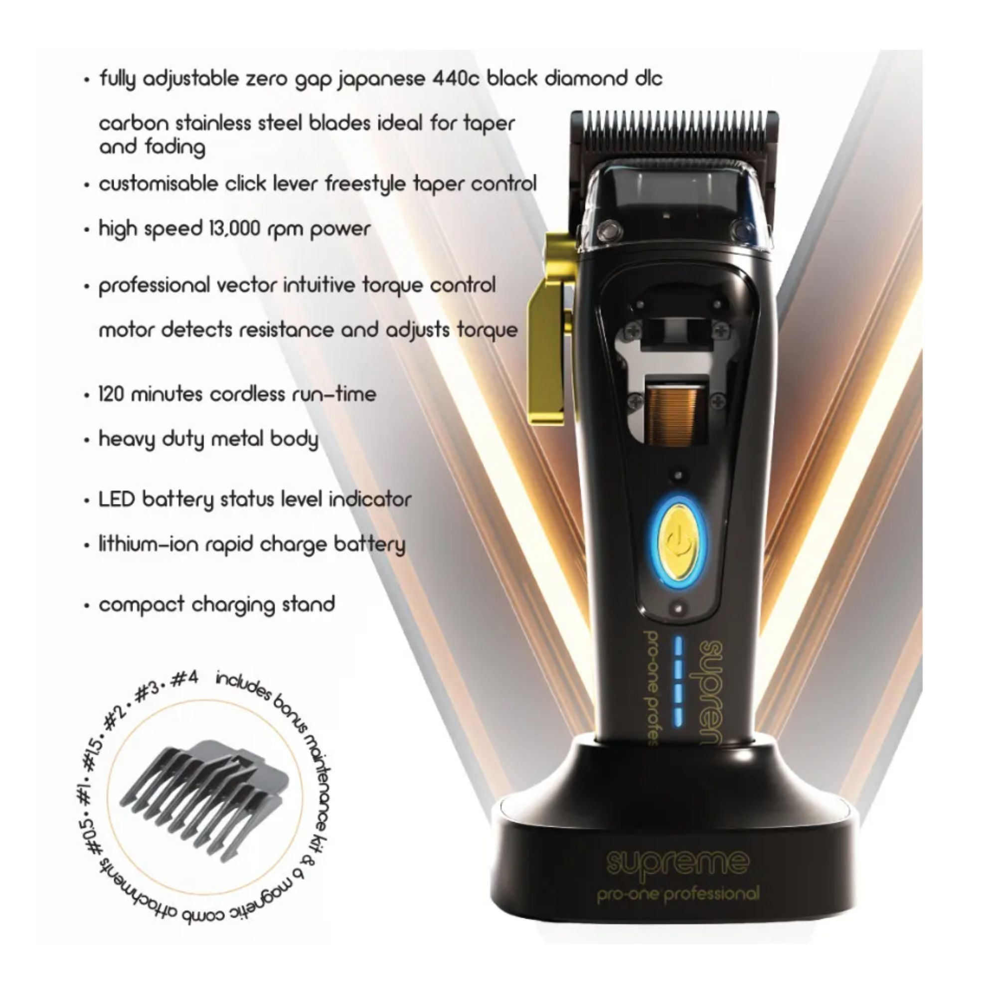 Pro-one Supreme Cordless Clipper