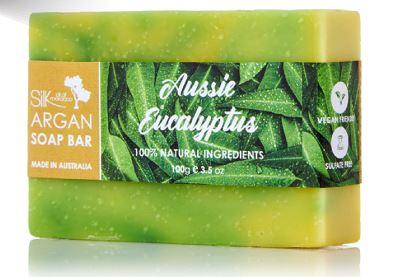 Argan Soap Aussie Eucalyptus 100g