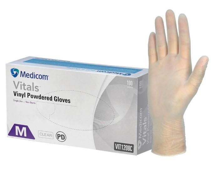 Medicom Vinyl Low Powder Gloves