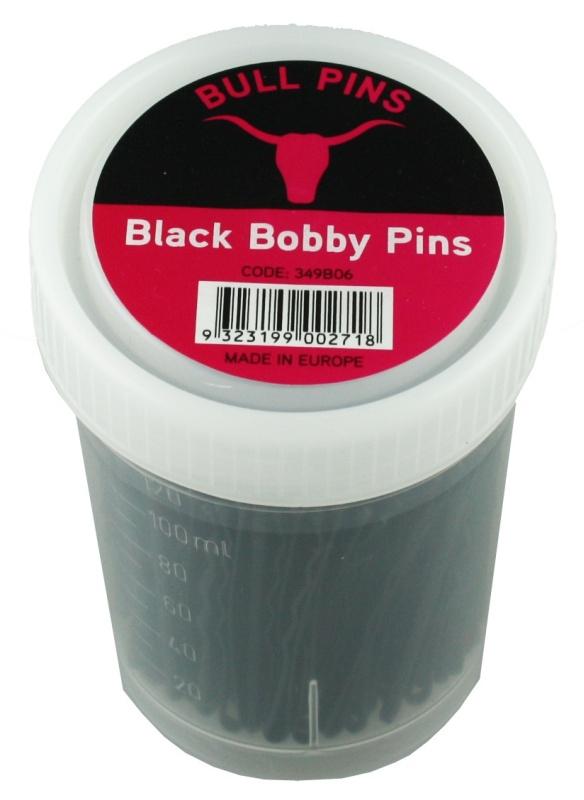 Bull Bobby Pins - Black 250g