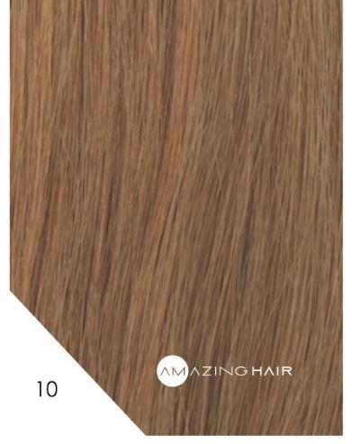 7pc Clip In #10 Light Caramel 16inch