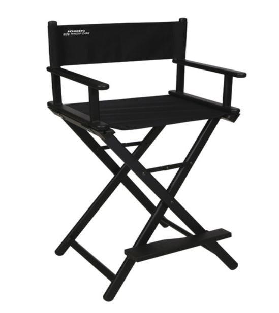 Rose Portable Make Up Chair-Black