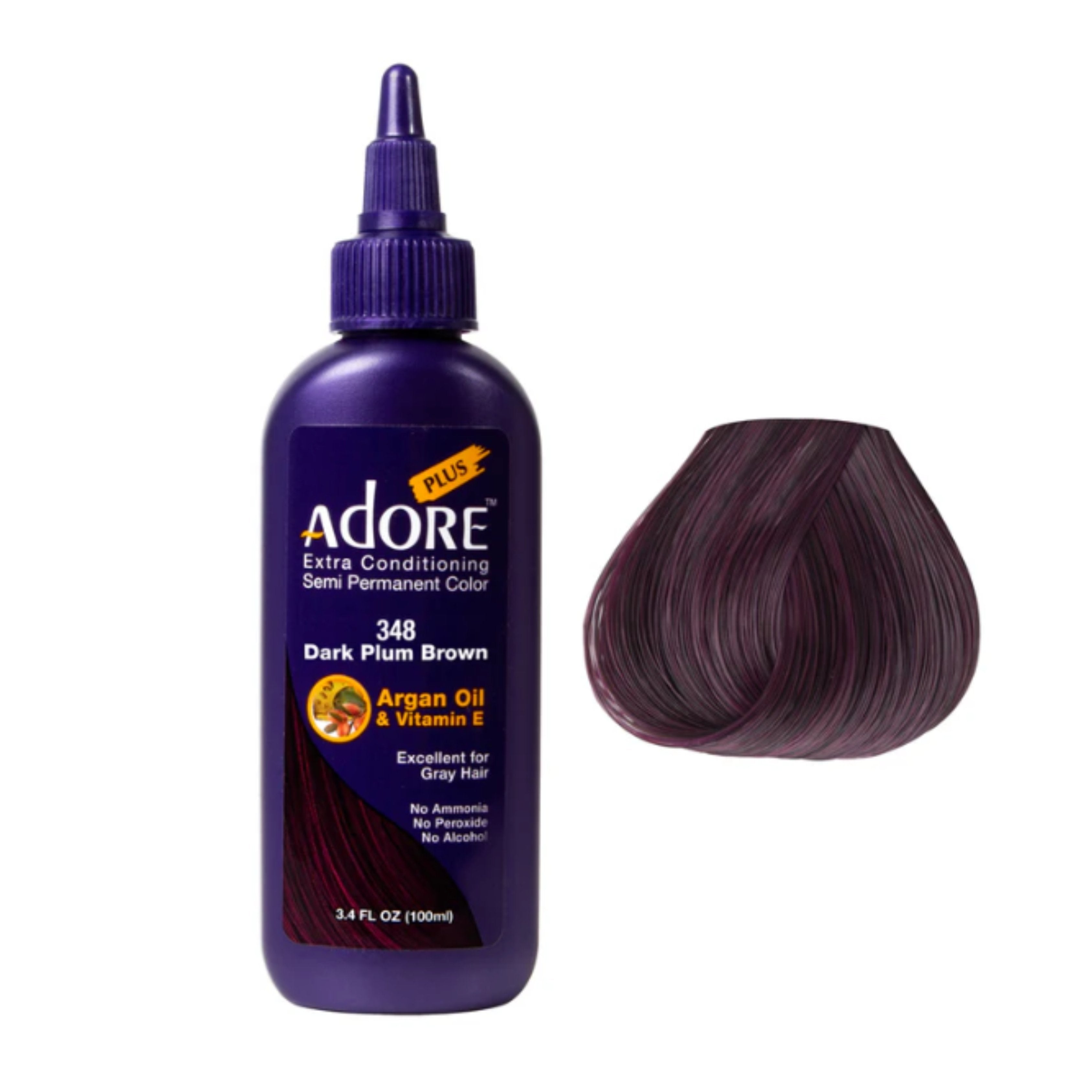 Adore  Color - Dark Plum Brown - 348