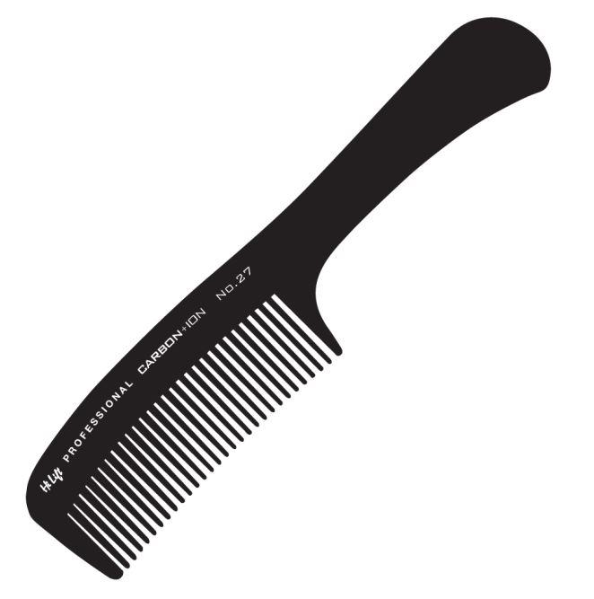 Hi Lift Wide Tooth Comb Carbon No. 27