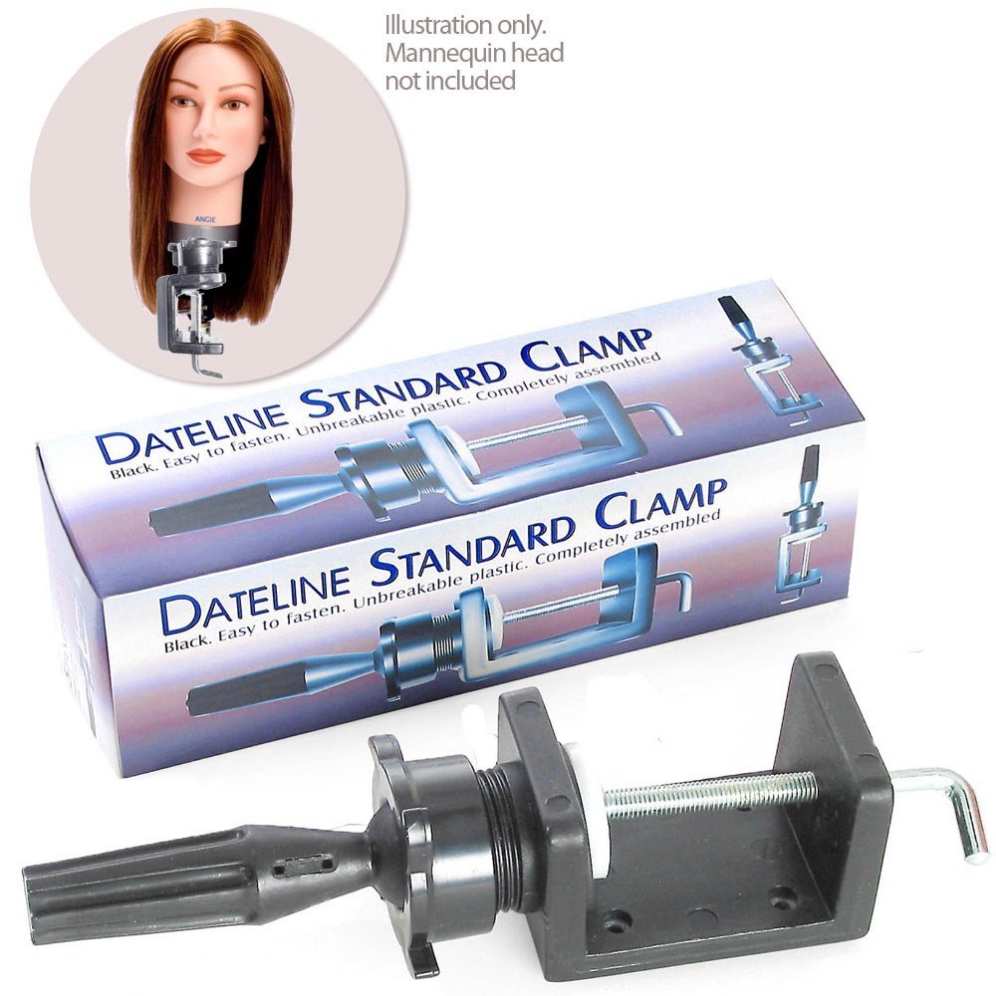 Dateline Head Mannequin Clamp