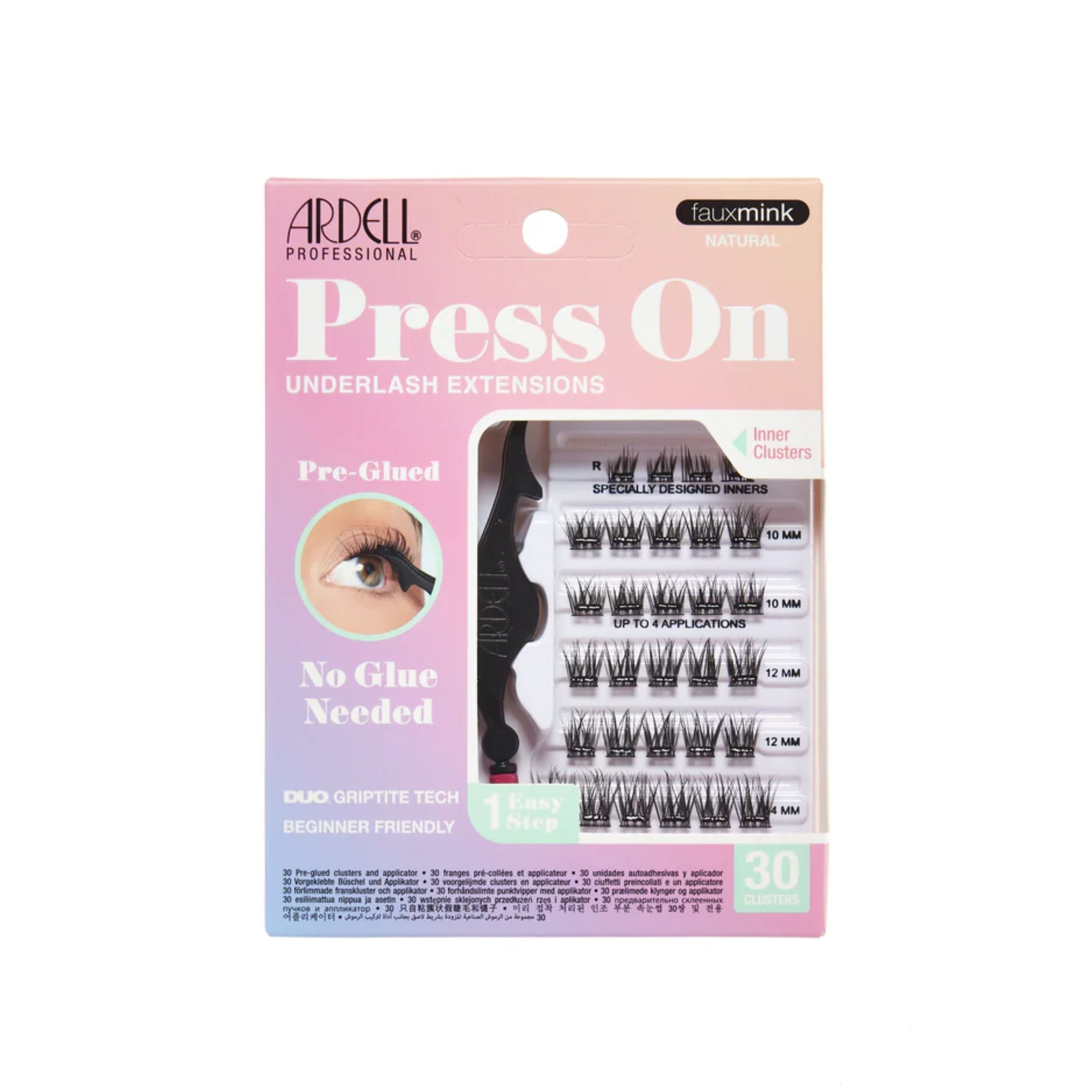 Pre-glued Press On Underlash FauxminkNat