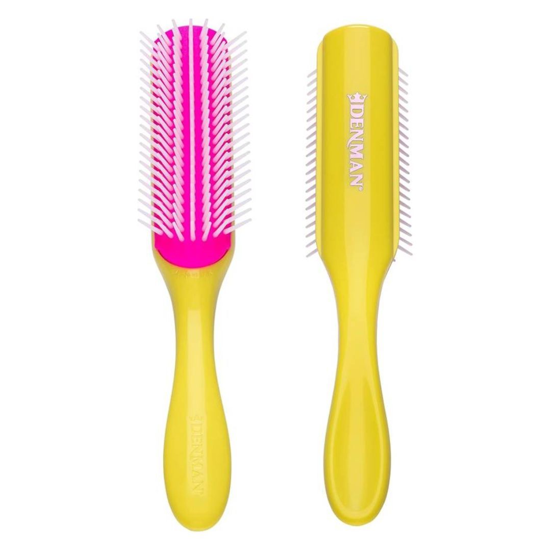 Denman D3 7 Row Brush Honolulu Yellow